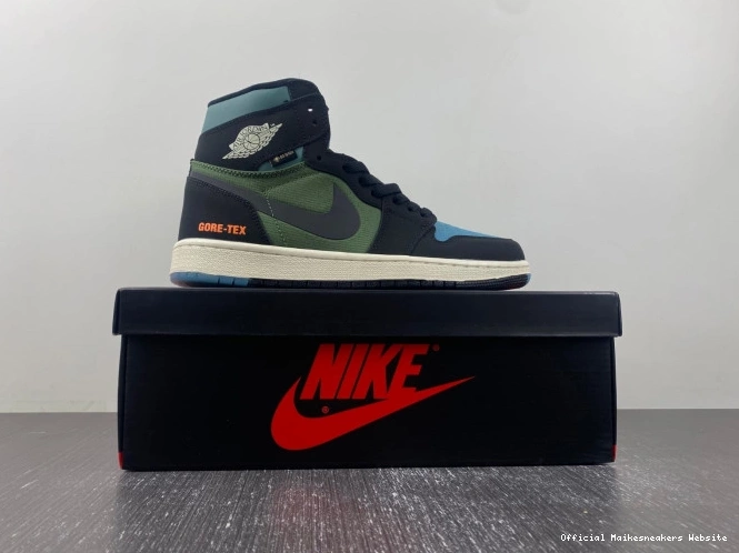 Official Maikesneakers Gore-Tex 1 J Sky Jordan Light DB2889-003 Element Air Olive 0809